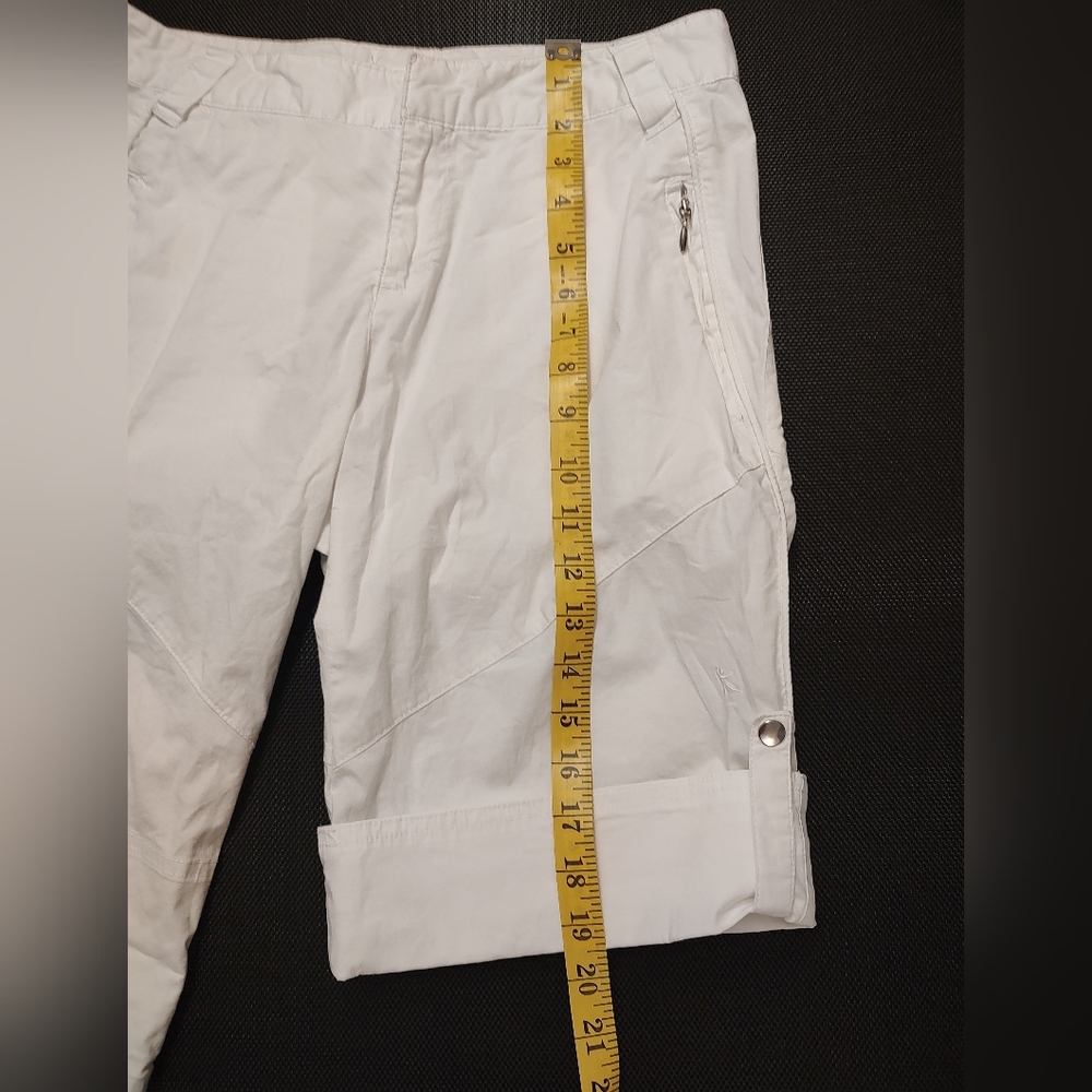 Danskin convertible length cotton shorts. Size small. - Picture 3 of 9